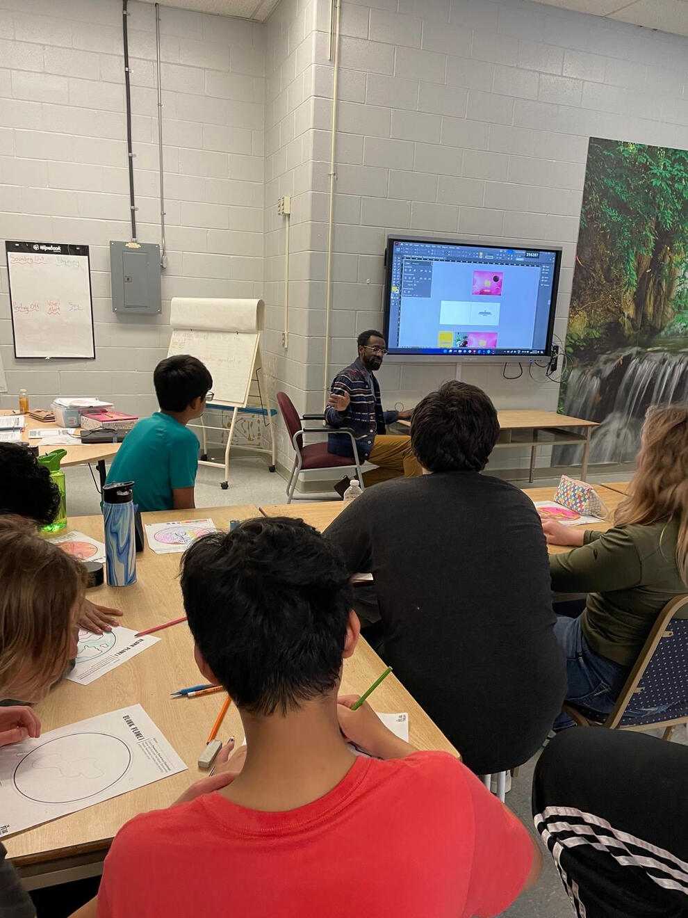 the fear theory workshop indesign